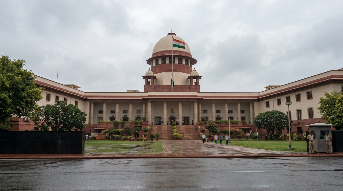 Supreme Court of India building in New Delhi