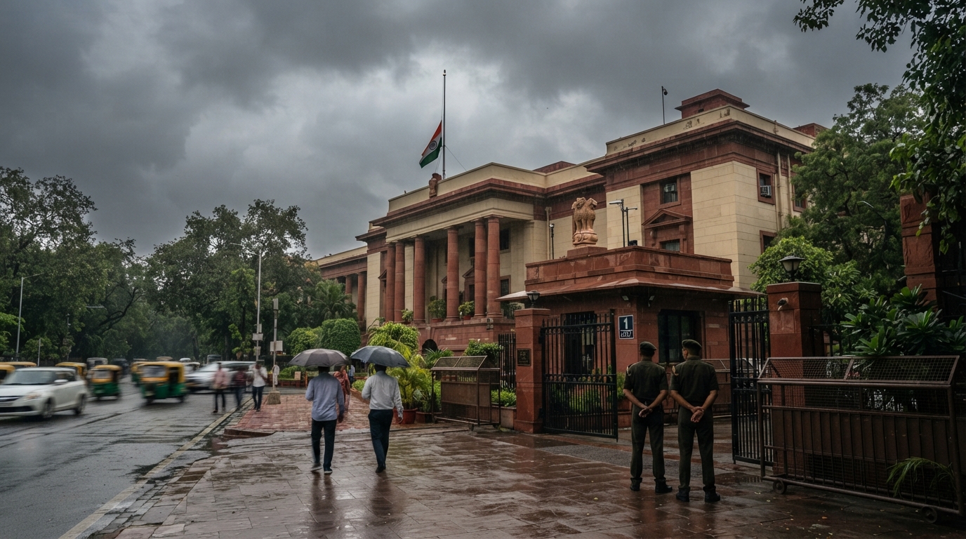 The Election Commission of India building in New Delhi