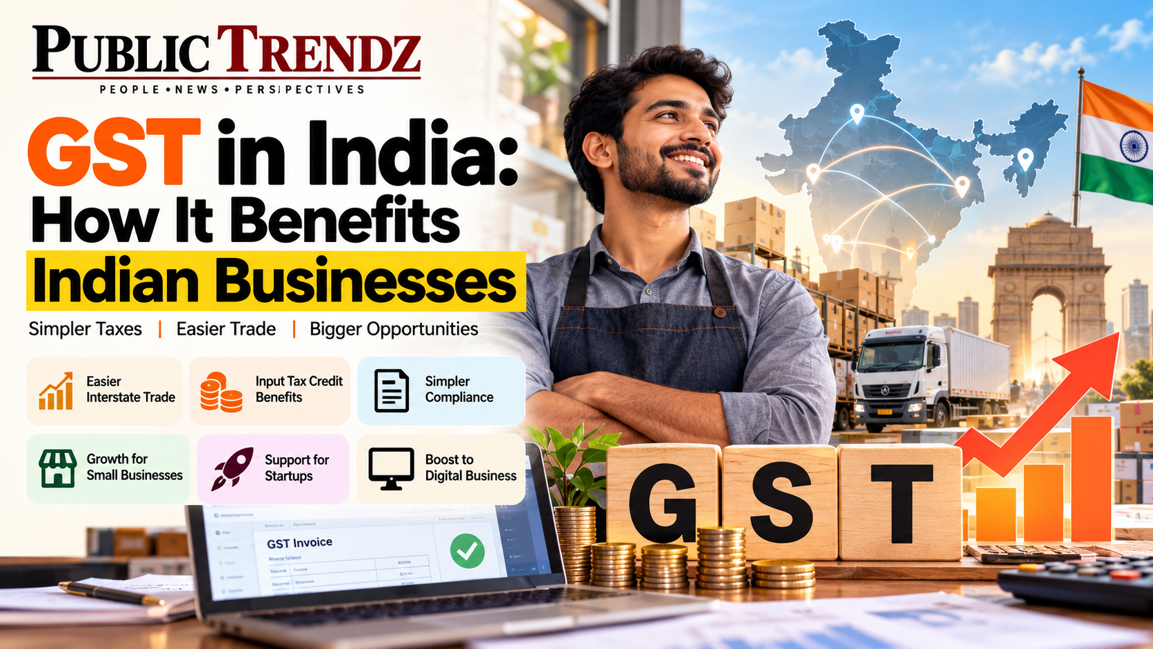 GST in India: How Goods and Services Tax Benefits Small Businesses, Startups and Entrepreneurs